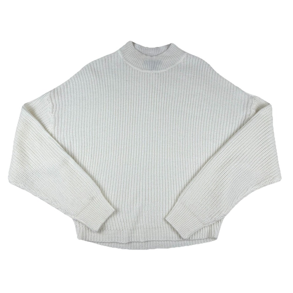 Derek Heart Ivory/cream Knit Sweater Pullover Long Sleeve Women's Size Large‎